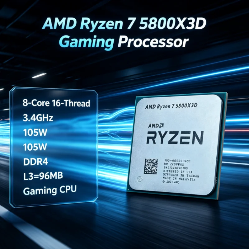 AMD R7 5800X3D 96 MB 3.4 GHz 8 - Amd Cpu Ryzen 7 recensione e prezzo
