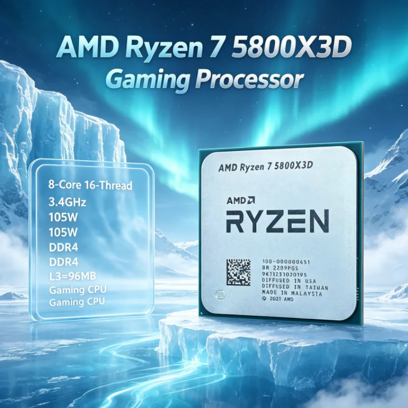 AMD R7 5800X3D 96 MB 3.4 GHz 8 - Amd Cpu Ryzen 7 recensione e prezzo
