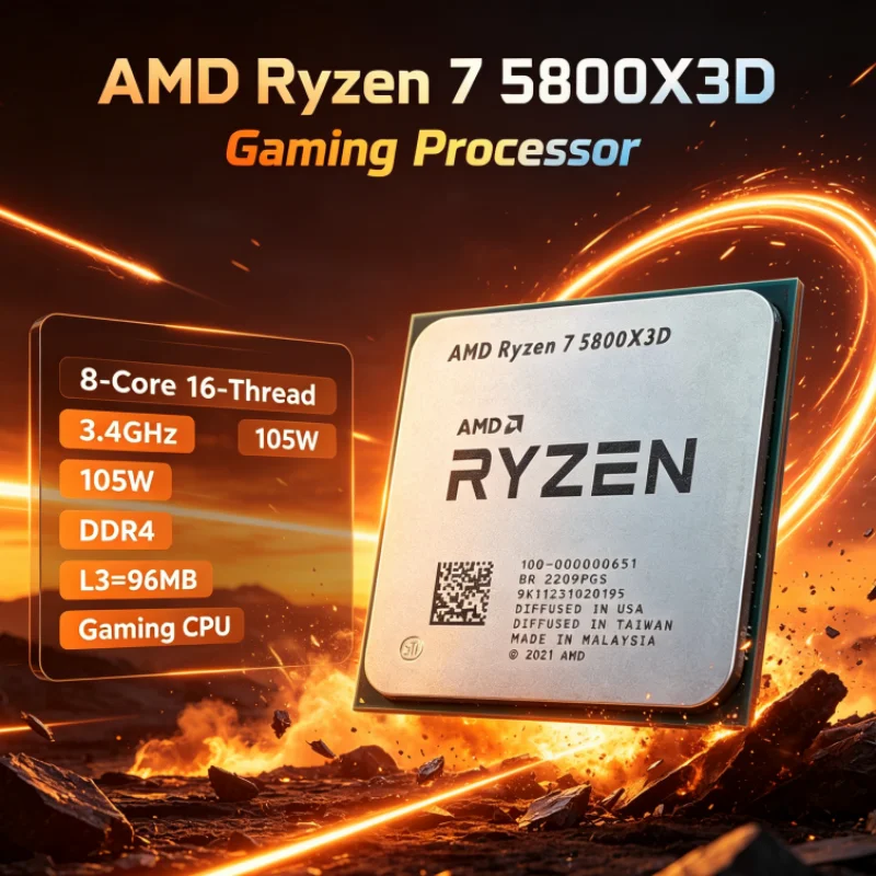 AMD R7 5800X3D 96 MB 3.4 GHz 8 - Amd Cpu Ryzen 7 recensione e prezzo