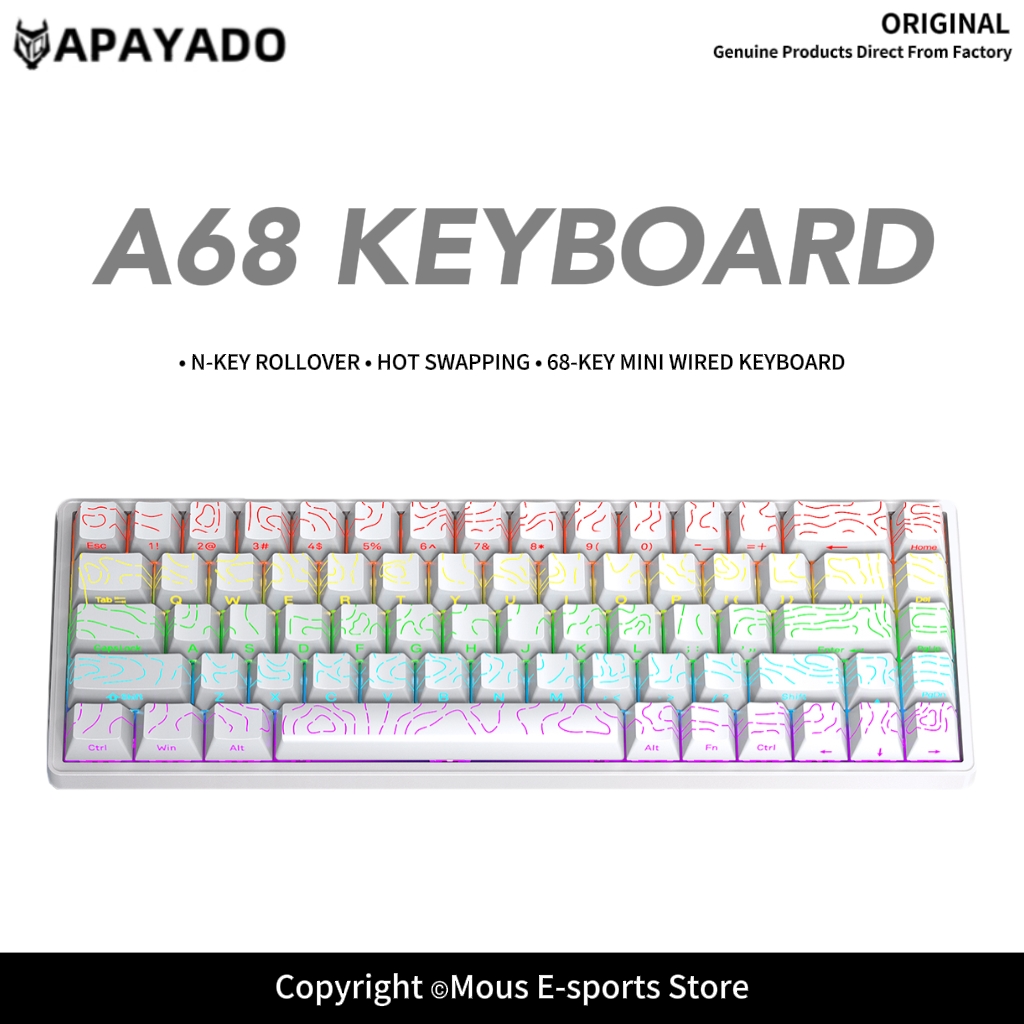 Tastiera Meccanica Cablata APA - Keyboard Gaming Blue Switch recensione e prezzo